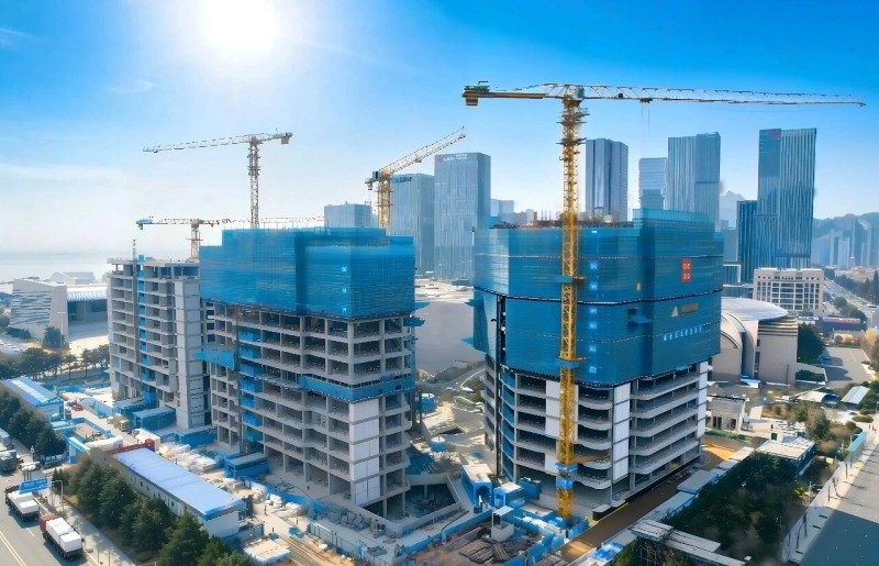 Comharraich gu mòr am Prìomh Structar Soirbheachail a’ tighinn gu crìch air Ionad Ùr-ghnàthachaidh Ionmhais Qingdao Fortune