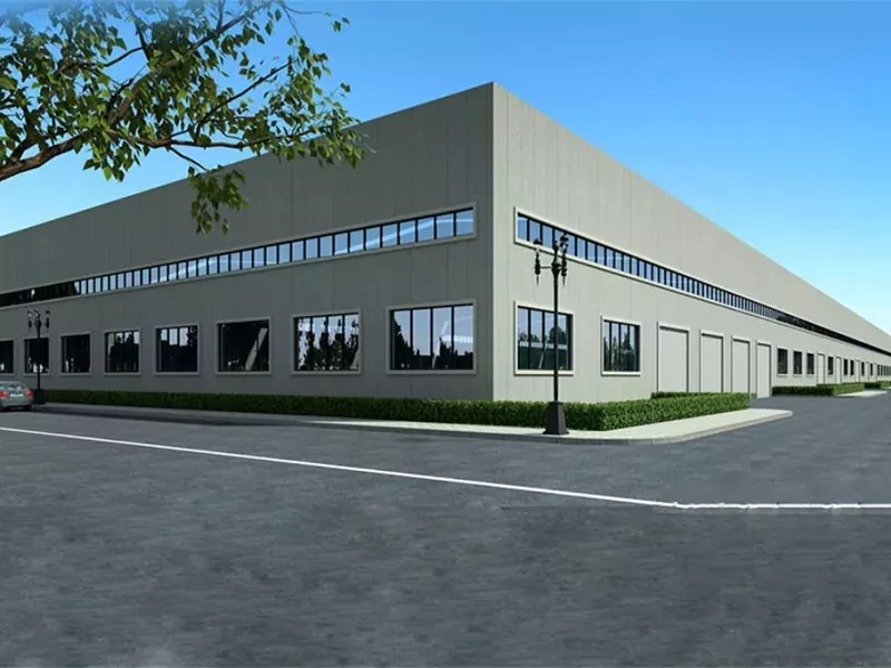 Structar stàilinn bùth-obrach taigh-bathair ecofriendly