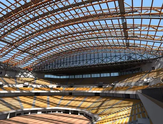 Stadium Frame Space Steel Span Mòr