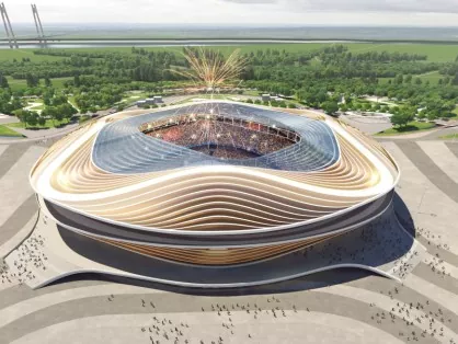 Structaran stàilinn farsaing airson stadium