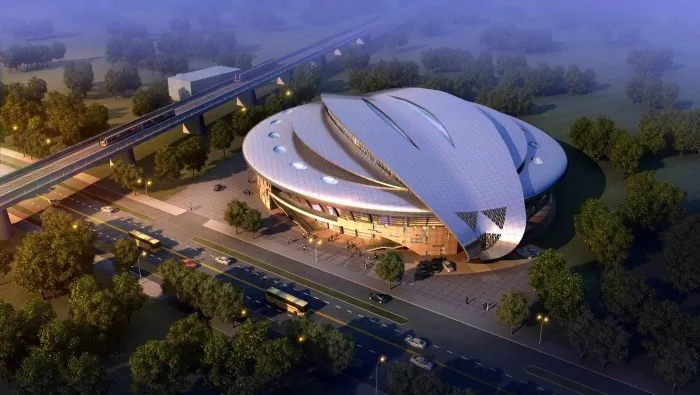 Stadium stàilinn le cumadh sònraichte aotrom