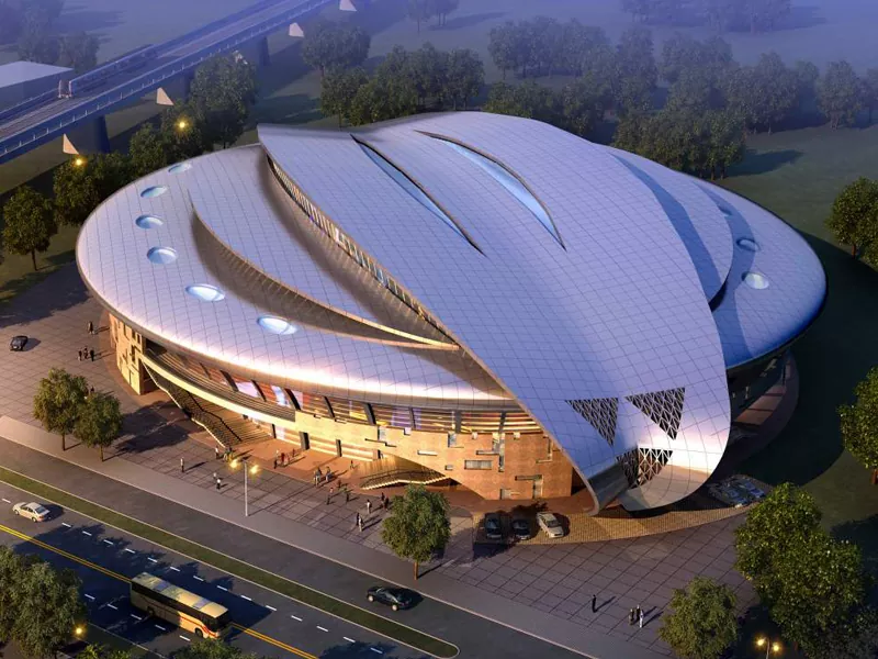 Togail Stadium Prefab le Structar Stàilinn