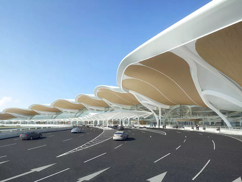 Terminal Port-adhair Togail Structar Stàilinn