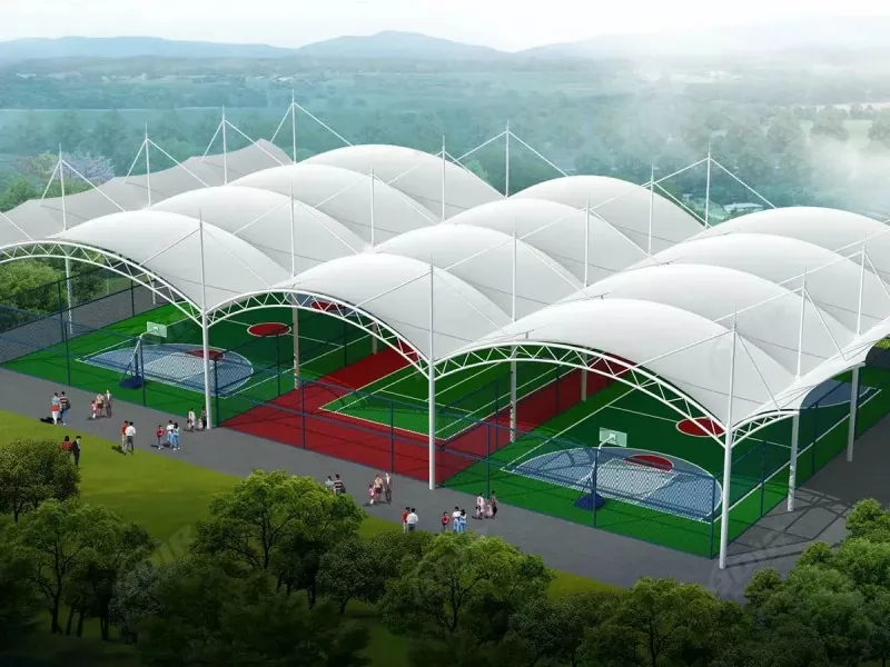 Structar Stàilinn Stadium Spòrs a-muigh